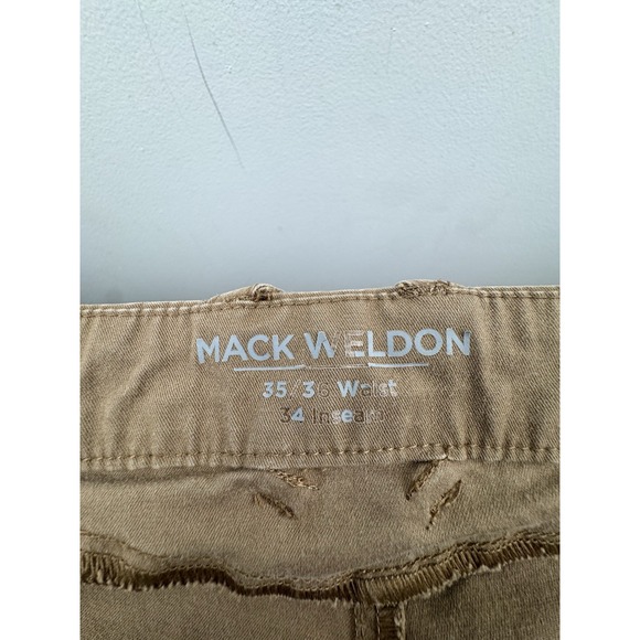 Mack‎ Weldon 35/36x34 Brown Maverick Tech Chino Zip Pocket Pants *READ* - Picture 8 of 16
